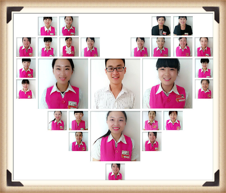 寶龍店微笑天使評(píng)選結(jié)束，前后勤共計(jì)評(píng)選出44名員工